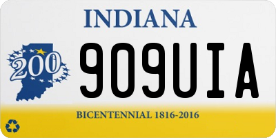 IN license plate 909UIA