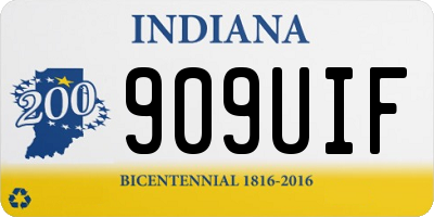 IN license plate 909UIF