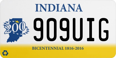 IN license plate 909UIG
