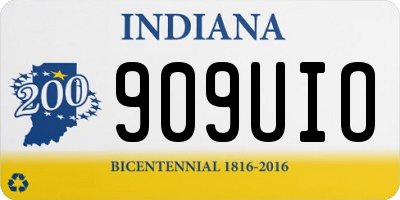 IN license plate 909UIO