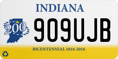 IN license plate 909UJB