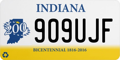 IN license plate 909UJF