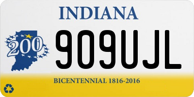 IN license plate 909UJL