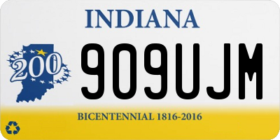 IN license plate 909UJM