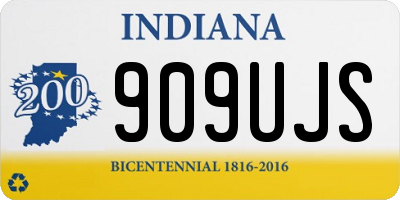 IN license plate 909UJS