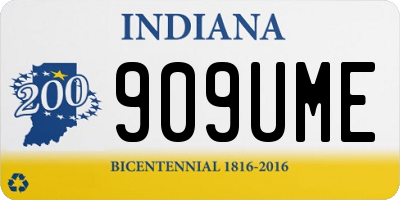IN license plate 909UME