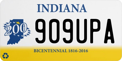 IN license plate 909UPA