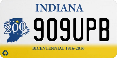 IN license plate 909UPB
