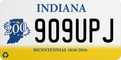IN license plate 909UPJ