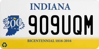 IN license plate 909UQM