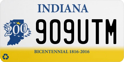 IN license plate 909UTM