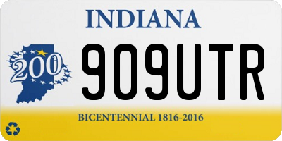 IN license plate 909UTR