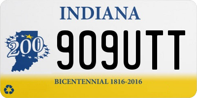 IN license plate 909UTT
