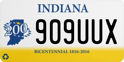 IN license plate 909UUX