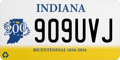 IN license plate 909UVJ