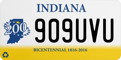 IN license plate 909UVU