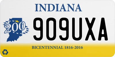 IN license plate 909UXA
