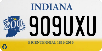IN license plate 909UXU