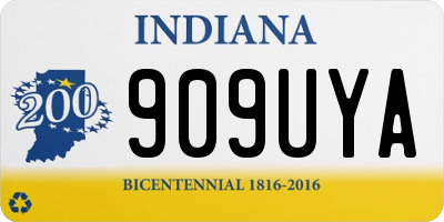IN license plate 909UYA