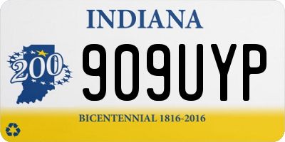 IN license plate 909UYP