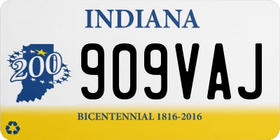 IN license plate 909VAJ
