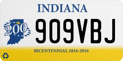 IN license plate 909VBJ