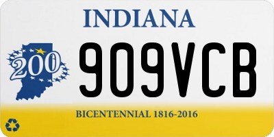IN license plate 909VCB