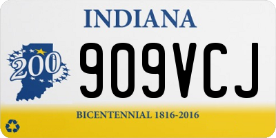 IN license plate 909VCJ