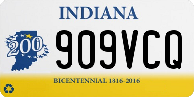 IN license plate 909VCQ