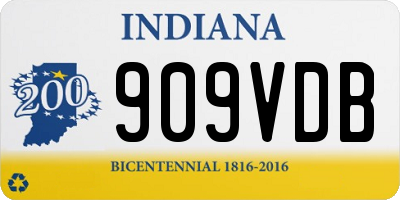 IN license plate 909VDB