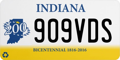 IN license plate 909VDS