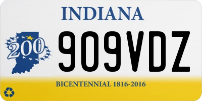 IN license plate 909VDZ