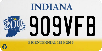 IN license plate 909VFB