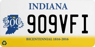 IN license plate 909VFI