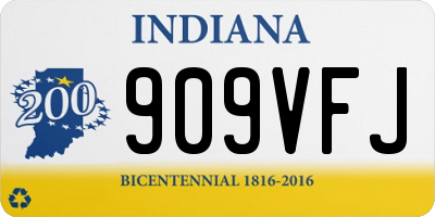 IN license plate 909VFJ