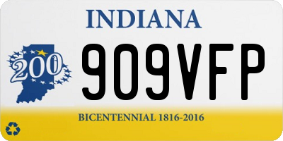 IN license plate 909VFP