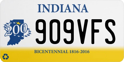 IN license plate 909VFS