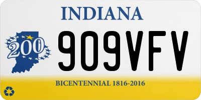 IN license plate 909VFV