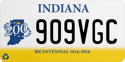 IN license plate 909VGC