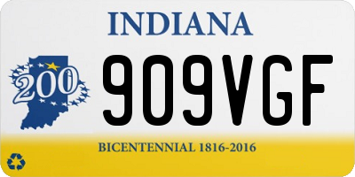 IN license plate 909VGF