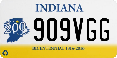 IN license plate 909VGG