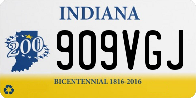 IN license plate 909VGJ