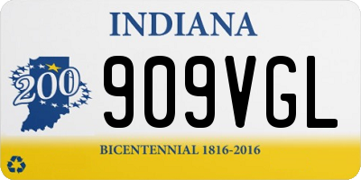 IN license plate 909VGL