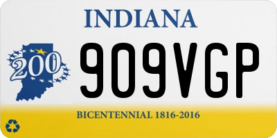 IN license plate 909VGP