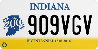 IN license plate 909VGV