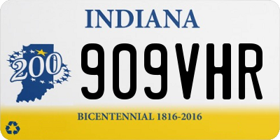 IN license plate 909VHR