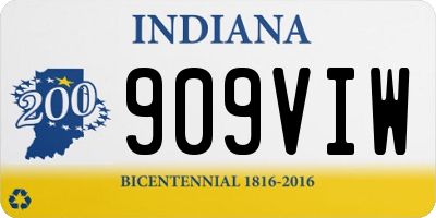 IN license plate 909VIW