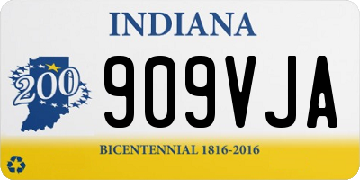 IN license plate 909VJA