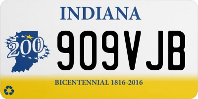 IN license plate 909VJB