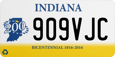 IN license plate 909VJC